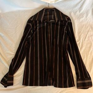 Vintage Sutton Knits silk button up size medium